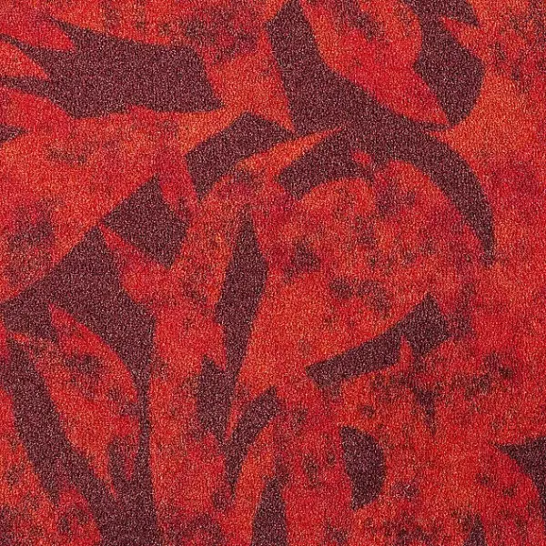 teppichboden-muster-blaetter-rot